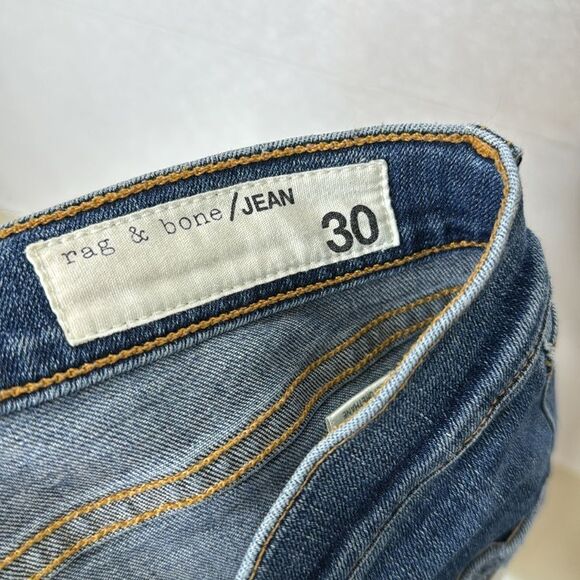 rag & bone Distressed Skinny Jeans in La Paz 30 - Picture 5 of 8
